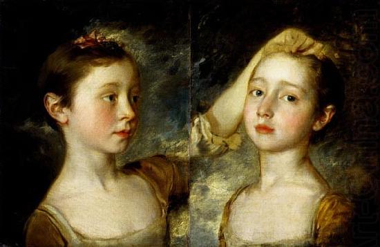 Mary and Margaret Gainsborough, the artist's daughters, Thomas Gainsborough